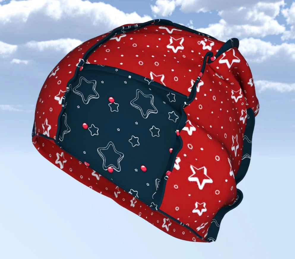 Cap snow winter 3D Model .c4d .max .obj .3ds .fbx .stl .blend 