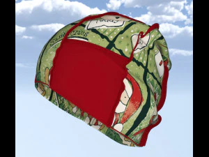 Cap snow winter 3D Model