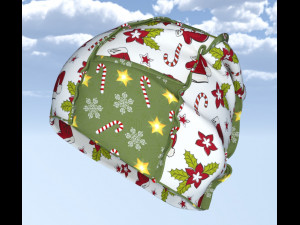 Cap snow winter Model 3D