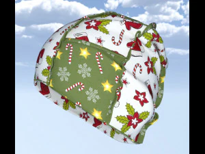 Cap snow winter 3D Model