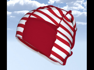 Cap snow winter Model 3D