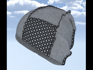 Cap snow winter Model 3D