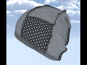Cap snow winter 3D Model