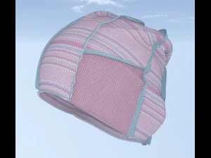 Cap snow winter 3D Model