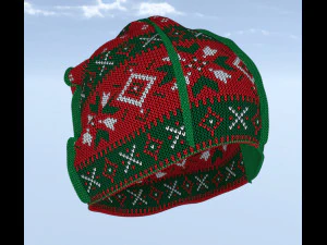 Cap snow winter 3D Model