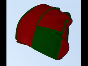 Cap snow winter Model 3D