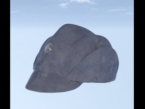 Officer Uniform cap 3D Model