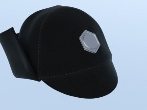 Officer Uniform cap Model 3D