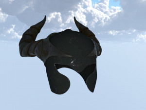 Helmet horn damon 3D मॉडल