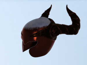 Helmet horn damon 3Dモデル