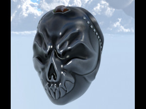 Helmet skull 3D Model