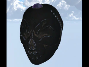 ヘルメットの頭蓋骨 3Dモデル