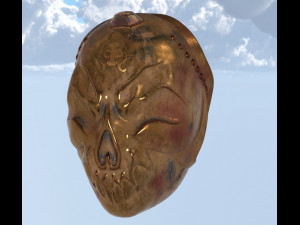 Helmet skull 3D 모델