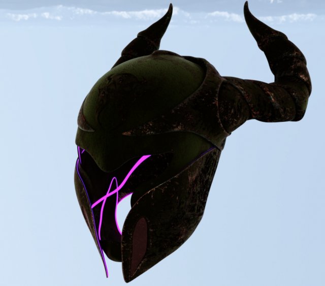 Medieval helmet old 3D मॉडल .c4d .max .obj .3ds .fbx .stl .blend 