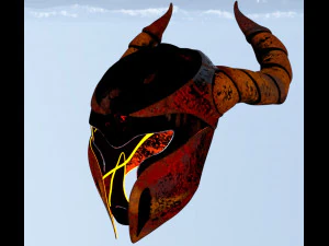 Medieval helmet old 3D Model