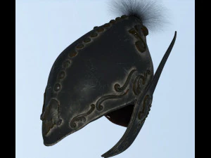 Helmet medieval props clothes 3D Model