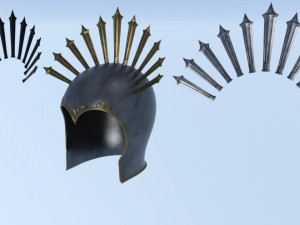 Props pack set helmet Modelo 3D