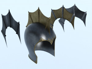 Props pack set helmet Modelo 3D