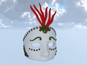 Masks carnival party unissex Modelo 3D