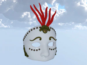 Masks carnival party unissex 3D Model