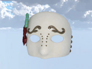 Masks carnival party unissex 3D Model