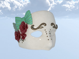 Masks carnival party unissex Modelo 3D