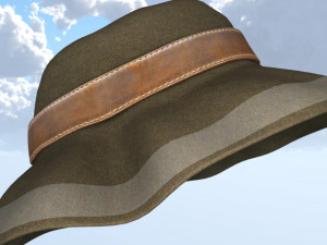 ELEGANT AUTUMN HAT Modelo 3D