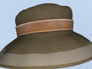 ELEGANT AUTUMN HAT Modèle 3D