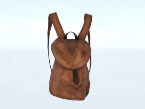Beanie and bag 3D Model