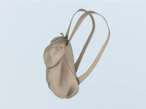 Beanie and bag 3D Model