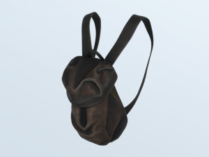 Beanie and bag 3D Model