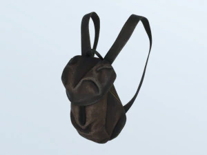 Beanie and bag 3D Model
