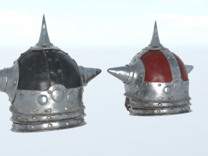 Helmet barbarian brutal gear 3D मॉडल