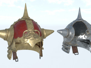 Helmet barbarian brutal gear 3D Model