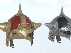 Helmet barbarian brutal gear 3D Model