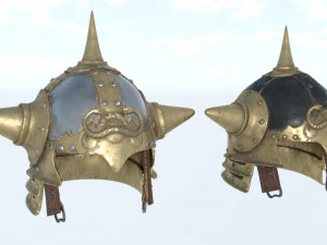 Helmet barbarian brutal gear 3D Model