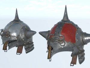Helmet barbarian brutal gear 3D Model