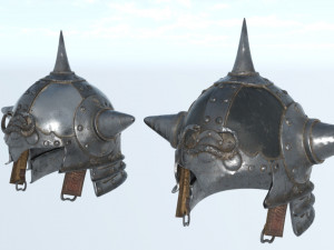 Helmet barbarian brutal gear 3D Model