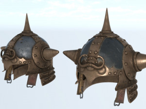 Helmet barbarian brutal gear 3D Model