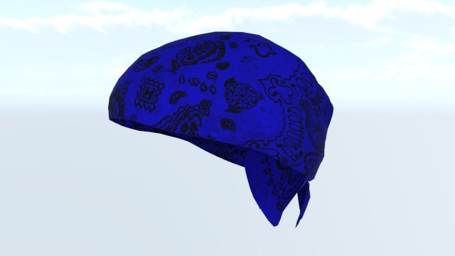 Bandana 3D 模型 .c4d .max .obj .3ds .fbx .stl .blend