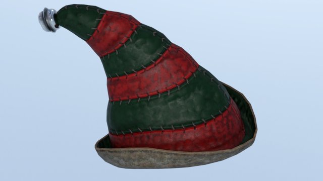 Hat jingle 3D Модель .c4d .max .obj .3ds .fbx .stl .blend 