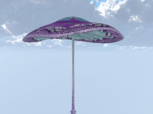 Umbrella Mushroom 3D मॉडल