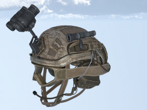 Combat helmet 3D Model