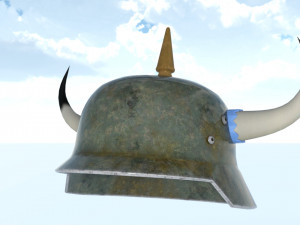 Soldier helmet horn spike 3D-Modell
