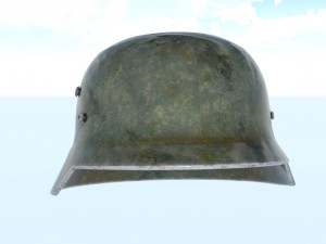 Soldier helmet horn spike Modello 3D