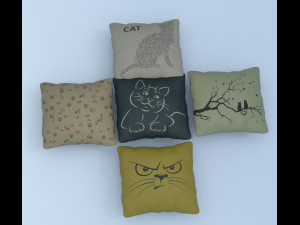 Special cat colection 3D Model