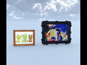 Special cat colection 3D Model