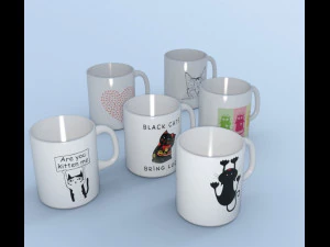 Специальная коллекция кошек 3D Модель