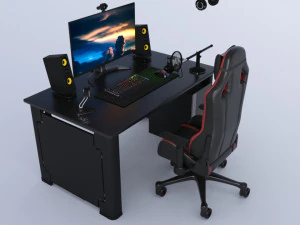 Pc gamer completo Modelo 3D