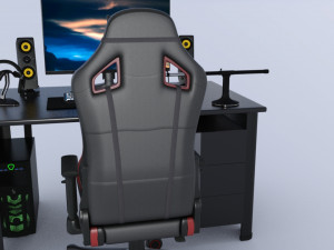 Pc gamer complet 3D 모델